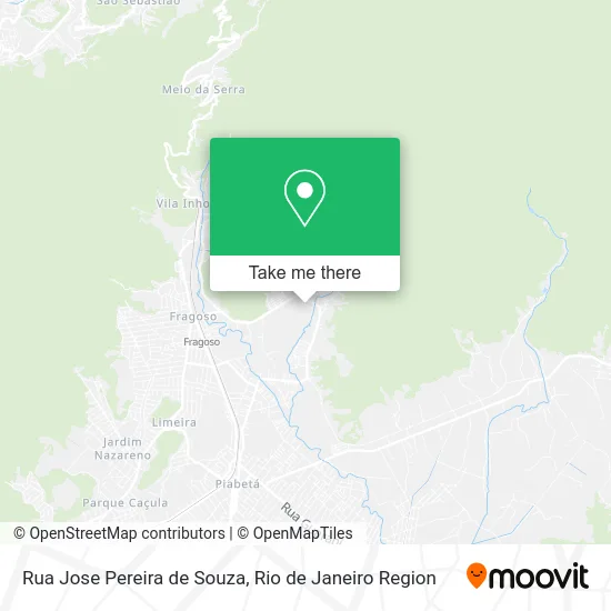 Rua Jose Pereira de Souza map