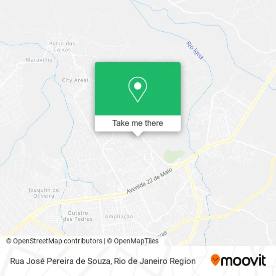 Rua José Pereira de Souza map