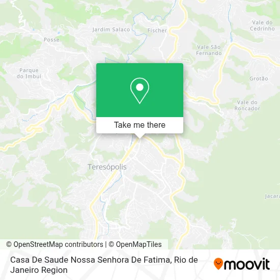 Casa De Saude Nossa Senhora De Fatima map