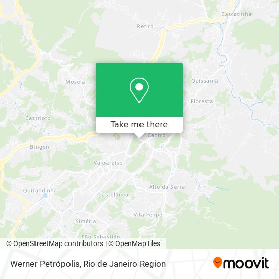 Werner Petrópolis map