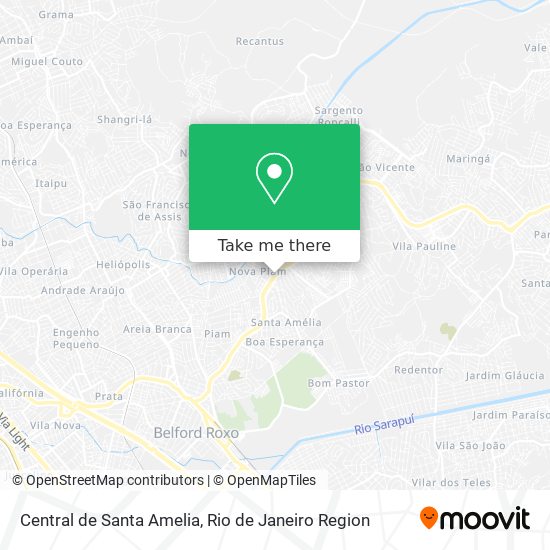 Central de Santa Amelia map