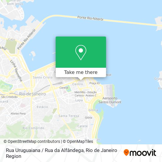 Rua Uruguaiana / Rua da Alfândega map