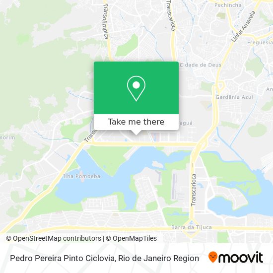 Pedro Pereira Pinto Ciclovia map