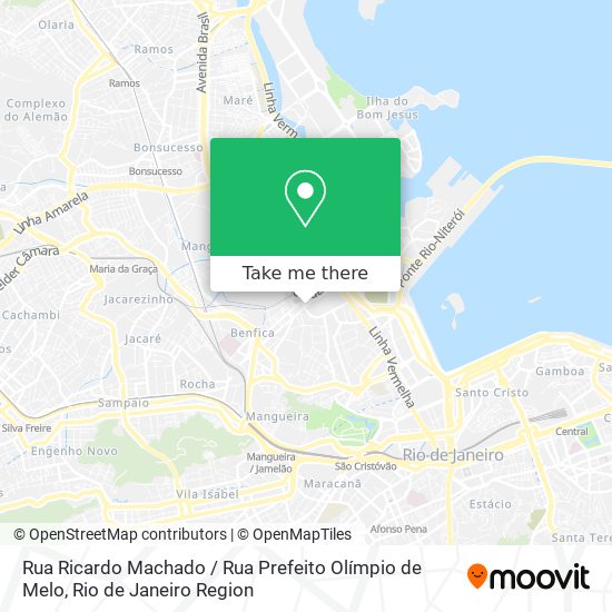 Mapa Rua Ricardo Machado / Rua Prefeito Olímpio de Melo