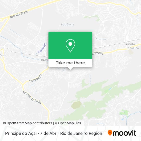 Príncipe do Açaí - 7 de Abril map
