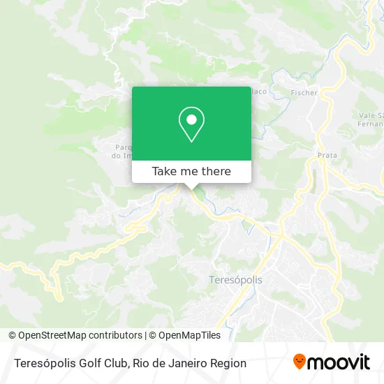 Teresópolis Golf Club map
