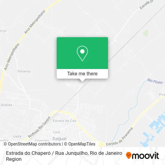 Estrada do Chaperó / Rua Junquilho map