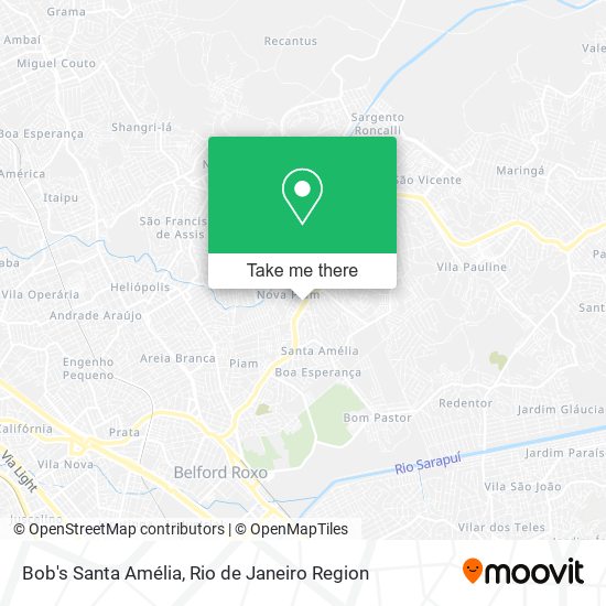 Mapa Bob's Santa Amélia