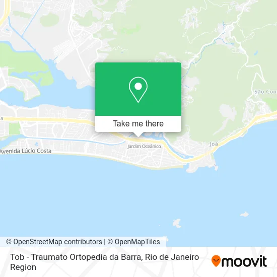 Tob - Traumato Ortopedia da Barra map