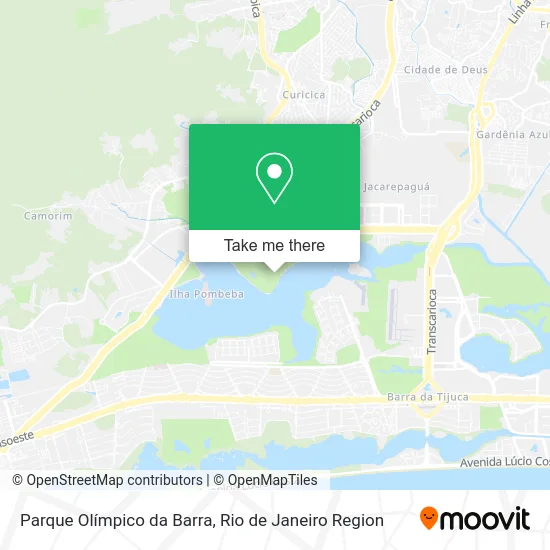 Parque Olímpico da Barra map