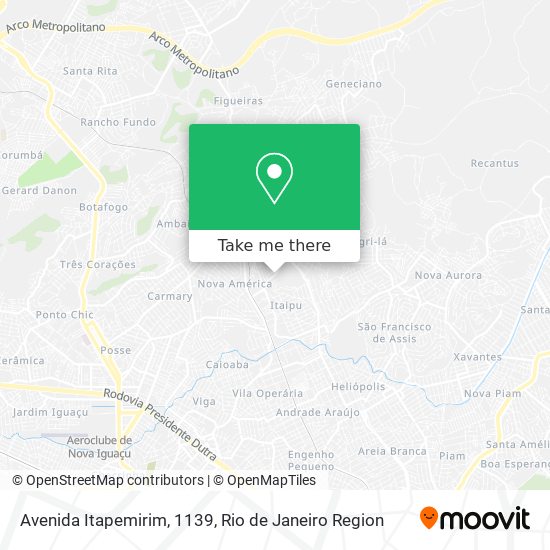 Avenida Itapemirim, 1139 map