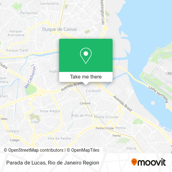 Parada de Lucas map