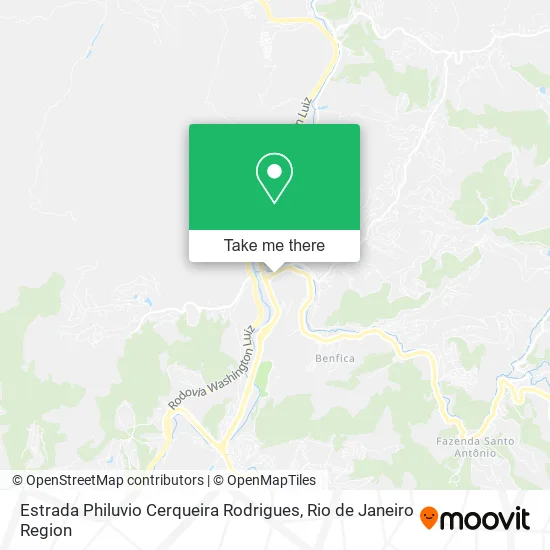 Estrada Philuvio Cerqueira Rodrigues map