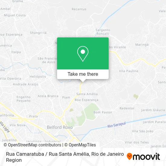 Rua Camaratuba / Rua Santa Amélia map
