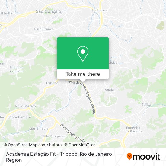 Academia Estação Fit - Tribobó map