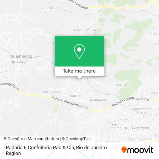 Padaria E Confeitaria Pao & Cia map