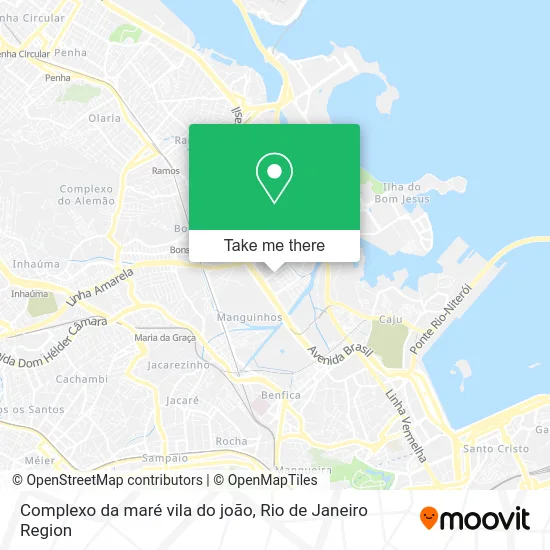 Complexo da maré vila do joão map