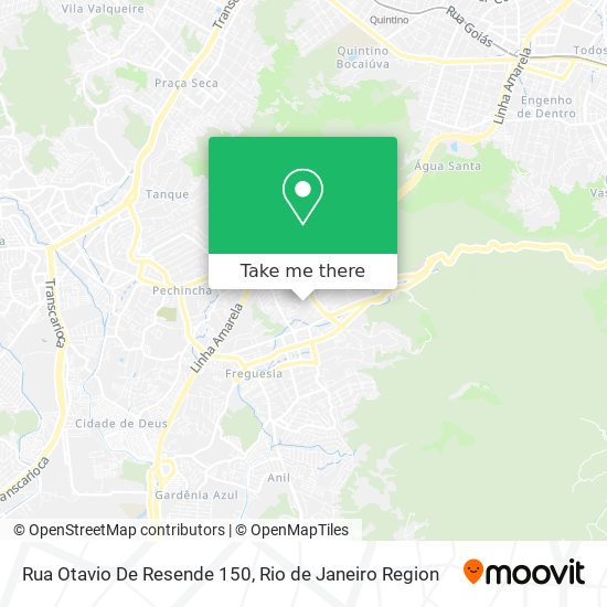 Mapa Rua Otavio De Resende 150