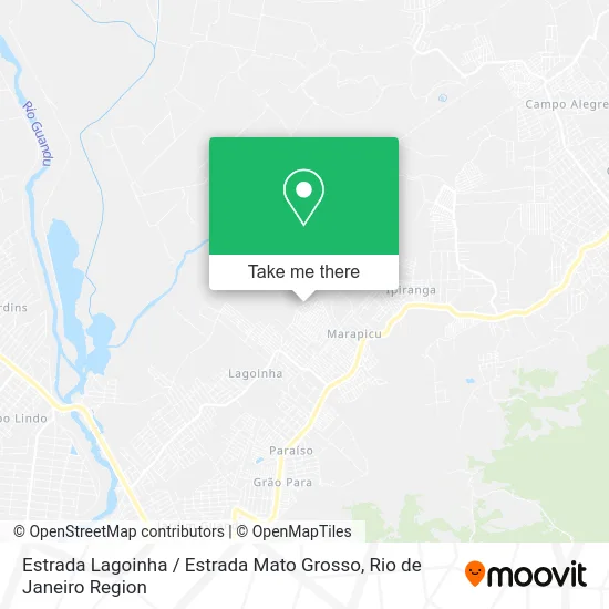 Estrada Lagoinha / Estrada Mato Grosso map
