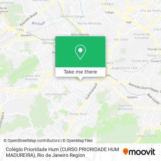 Colégio Prioridade Hum (CURSO PRIORIDADE HUM MADUREIRA) map