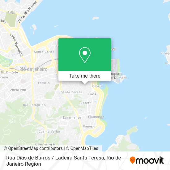 Rua Dias de Barros / Ladeira Santa Teresa map