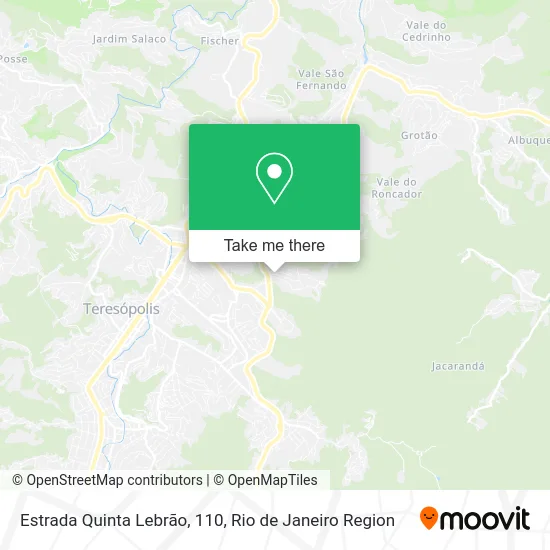 Estrada Quinta Lebrão, 110 map