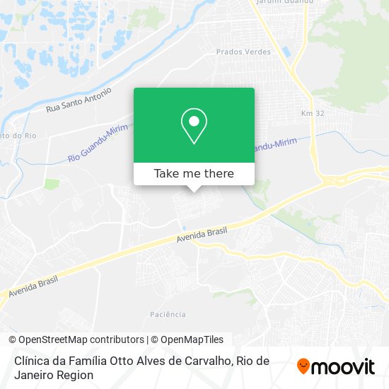 Clínica da Família Otto Alves de Carvalho map