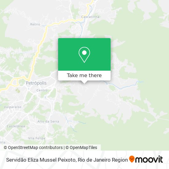 Servidão Eliza Mussel Peixoto map