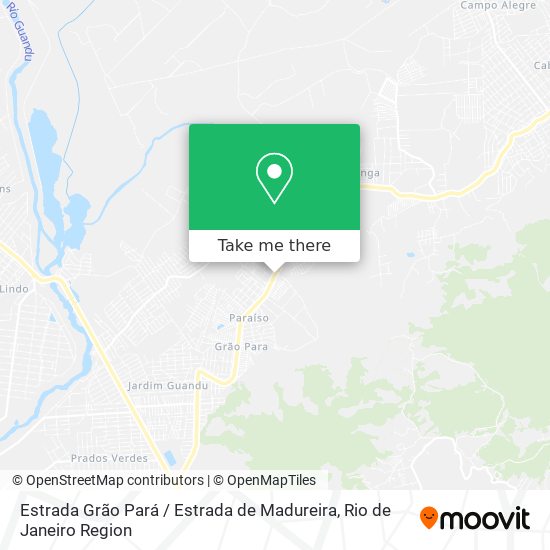 Estrada Grão Pará / Estrada de Madureira map