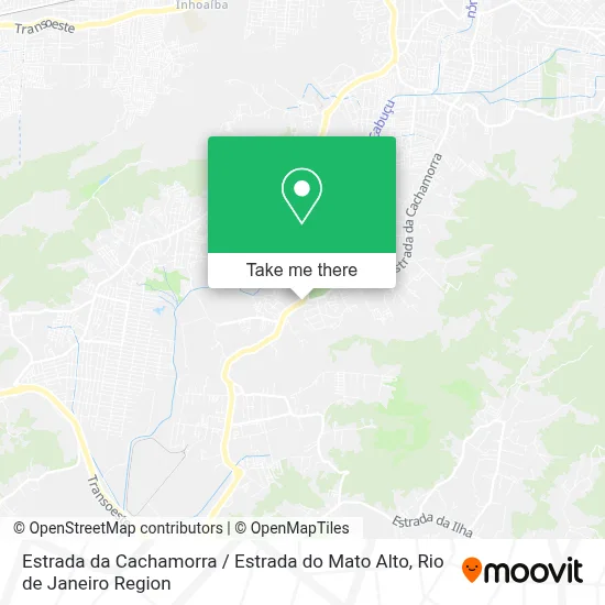 Estrada da Cachamorra / Estrada do Mato Alto map