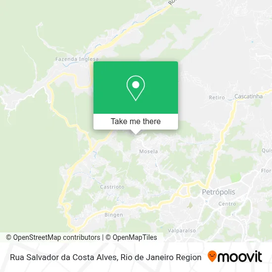 Rua Salvador da Costa Alves map