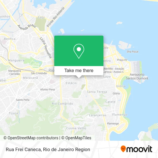 Rua Frei Caneca map