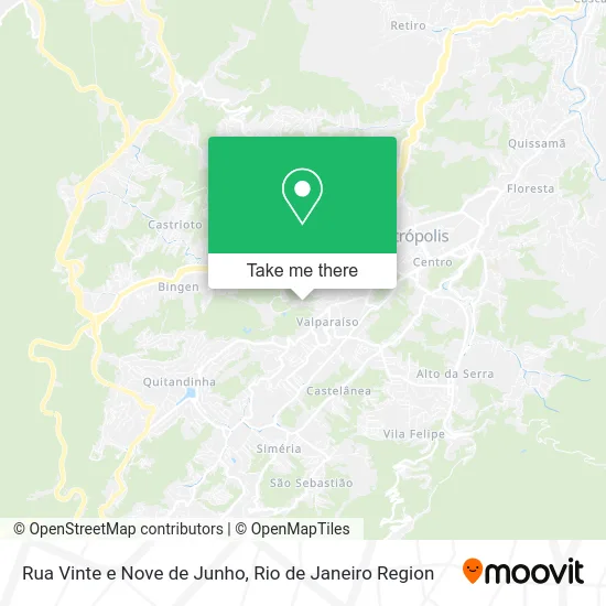 Rua Vinte e Nove de Junho map