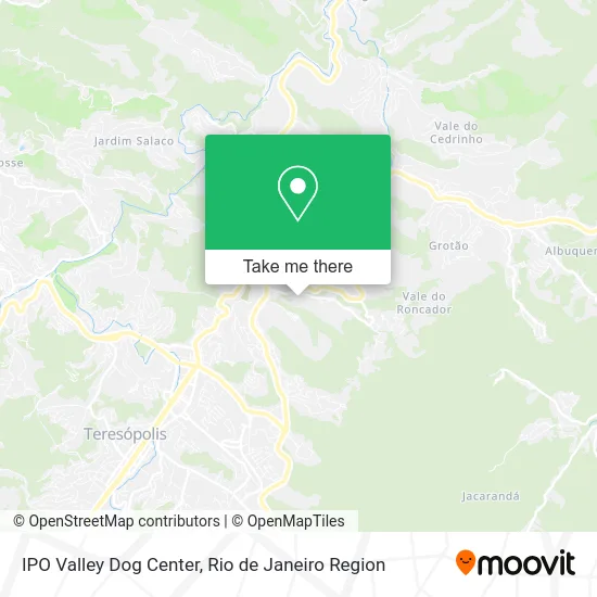 IPO Valley Dog Center map