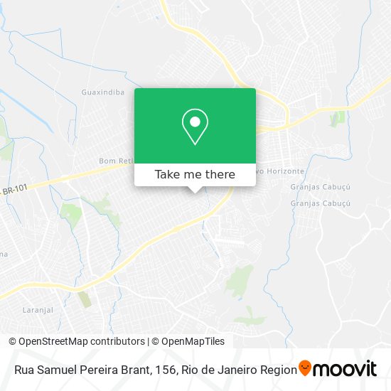 Rua Samuel Pereira Brant, 156 map