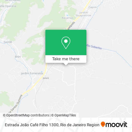 Estrada João Café Filho 1300 map