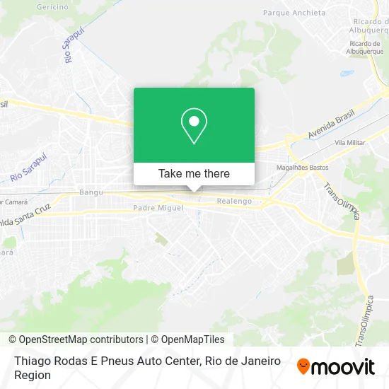 Thiago Rodas E Pneus Auto Center map