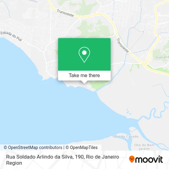 Rua Soldado Arlindo da Silva, 190 map