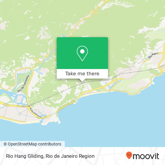 Mapa Rio Hang Gliding