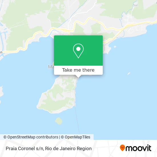 Praia Coronel s/n map