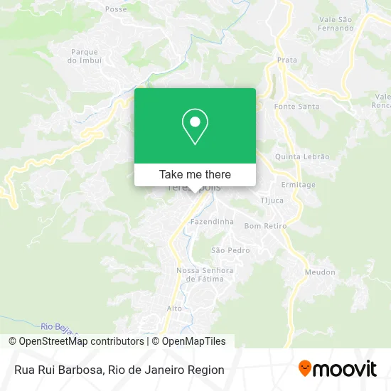 Rua Rui Barbosa map