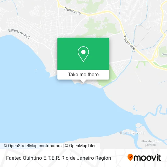 Faetec Quintino E.T.E.R map