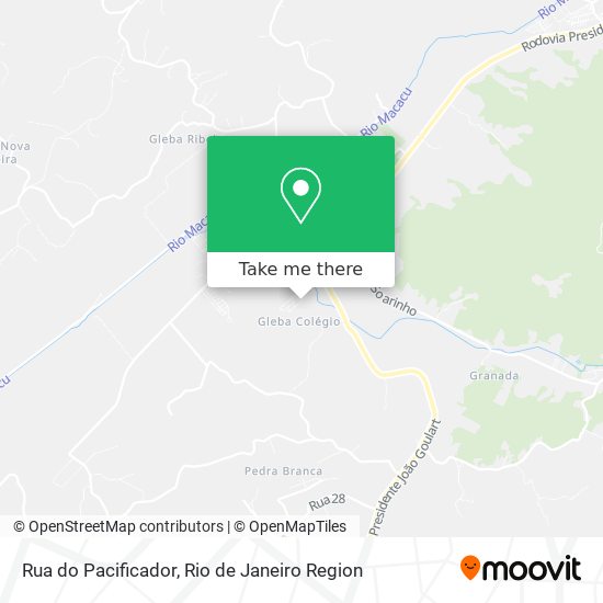 Rua do Pacificador map