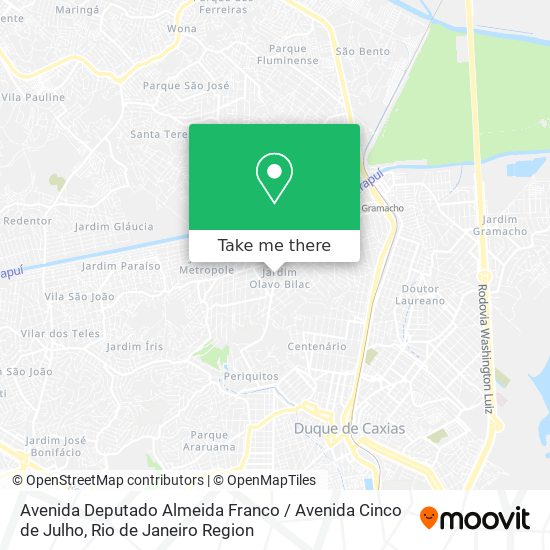 Avenida Deputado Almeida Franco / Avenida Cinco de Julho map