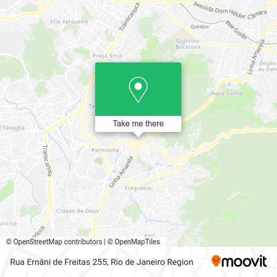 Rua Ernâni de Freitas 255 map