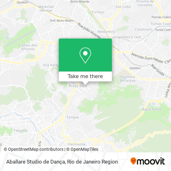 Aballare Studio de Dança map