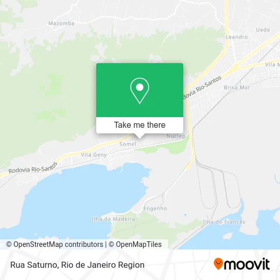 Rua Saturno map