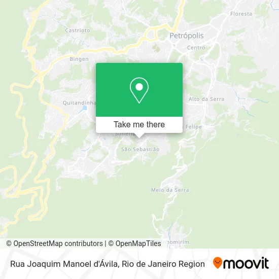 Rua Joaquim Manoel d'Ávila map