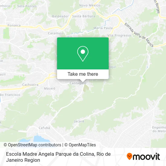 Escola Madre Angela Parque da Colina map