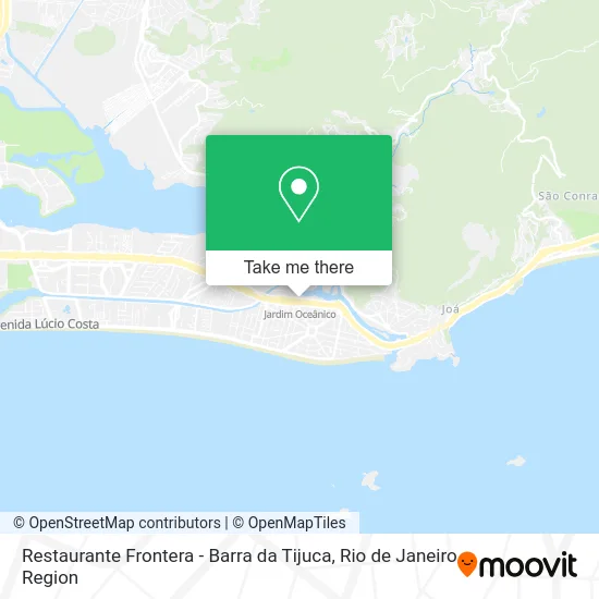 Restaurante Frontera - Barra da Tijuca map